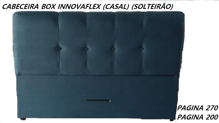 Cabeceira casal em sued 