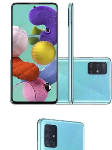 Smartphone Samsung A51 +carregador novo