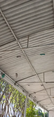 Telhas de zinco