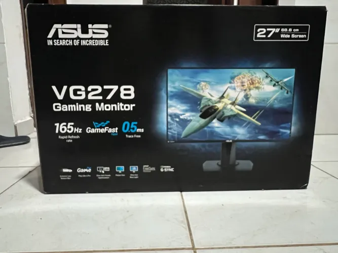 Monitor Gaming ASUS VG278QR - 27 polegadas, Full HD, 0,5 ms*, 165Hz