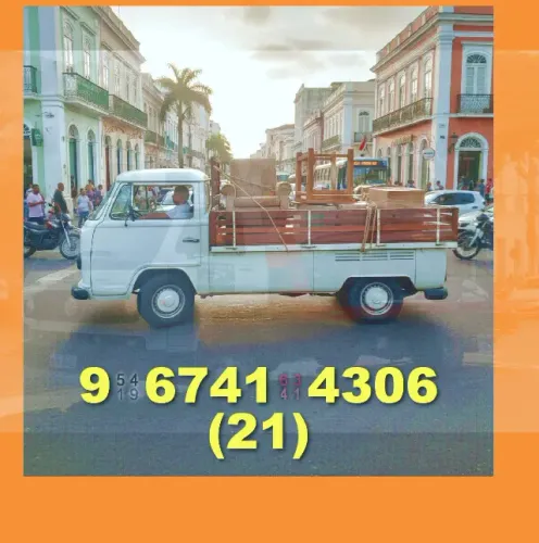 frete para mudanças! transporte de cargas rápido e seguro em curicica!
