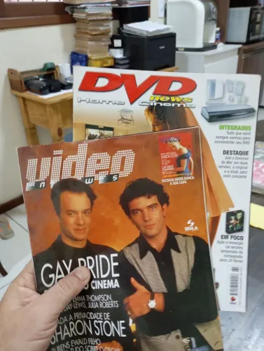 2 revistas, vídeo news e dvd news