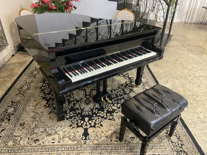Piano de Cauda August Forster Impecavel 