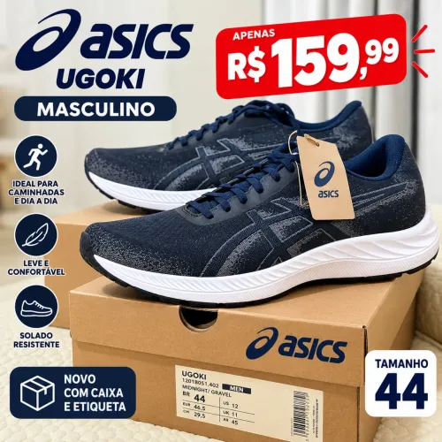 TÊNIS ASICS UGOKI MASCULINO Nº 44 | NOVO COM CAIXA