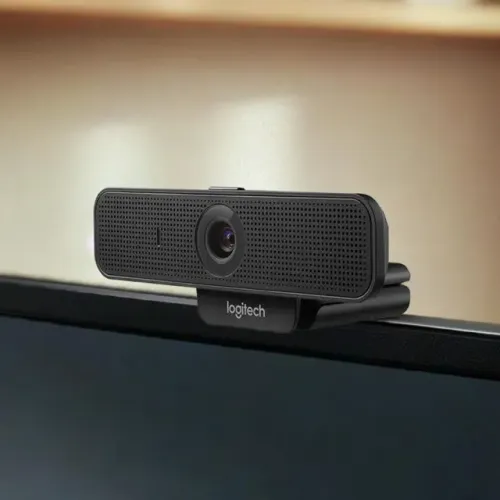 Câmera web Logitech C C925e Full HD 30FPS cor preto