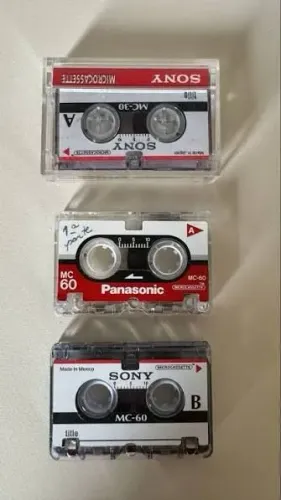 Conversão de fitas K7 e microcassete, VHS 