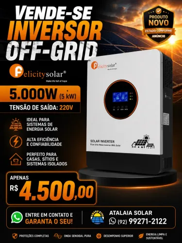Inversor Offgrid 5000w Novo