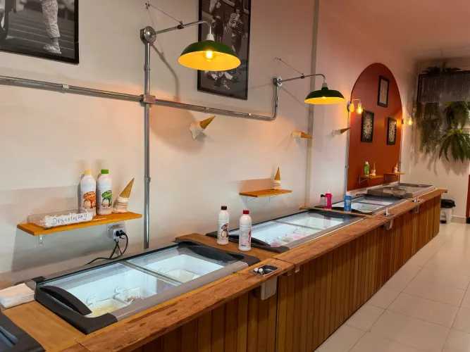 Vendo Sorveteria em funcionamento com maquinário