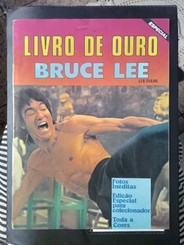 Revista Livro de Ouro Bruce Lee