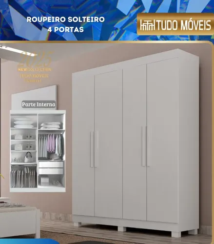 ROUPEIRO SOLTEIRO/LOJA TUDO MÓVEIS