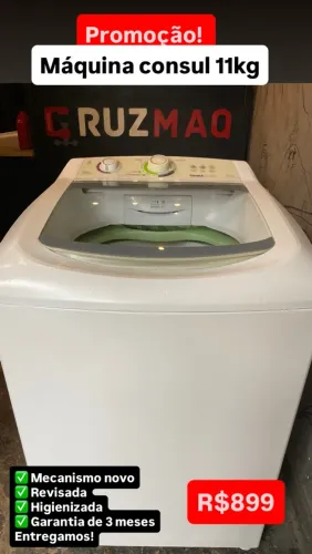Máquina de lavar roupas consul 11kg - PROMOÇÃO