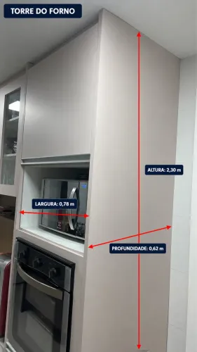 Armario cozinha com forno incluído