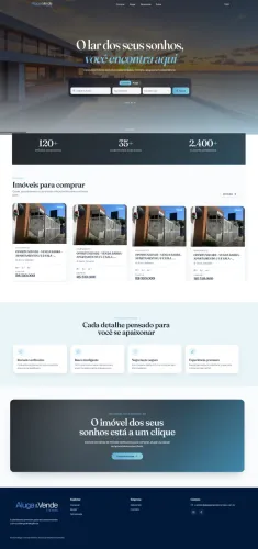 Sistema Website / com  gerenciamento de postagem. Modelo diponível para Imobiliária