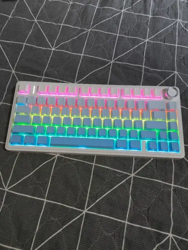 Teclado mecânico AULA F75 - Gradient Blue
