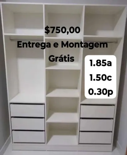 Closet s primeira oferta do ano, peça o seu;