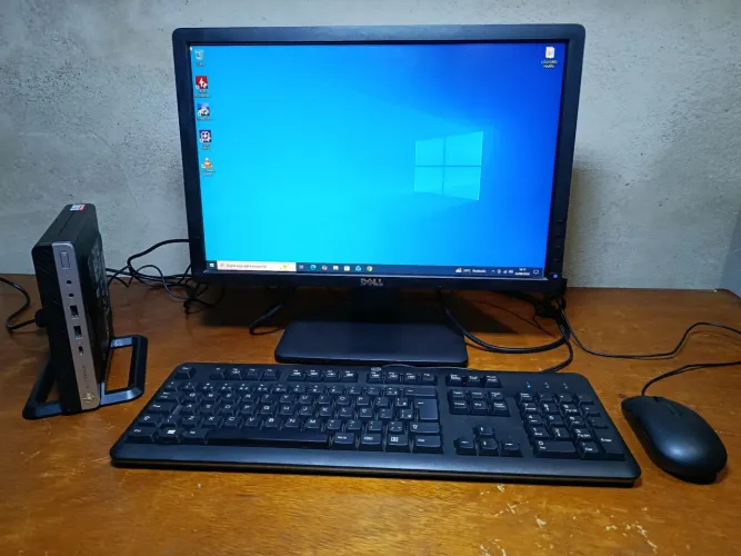 Mini Pc Hp i5 7ª SSD 240GB RAM DDR4 8GB