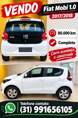 Fiat Mobi Like 1.0 Fire Flex 5P. 2018