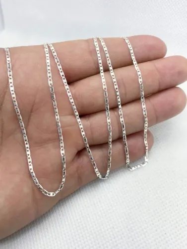 Corrente Piastrine Prata 925