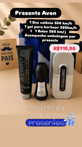 Presentes dia dos pais Natura