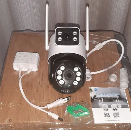 Camera de segurança IP WI-FI lente dupla NOVA