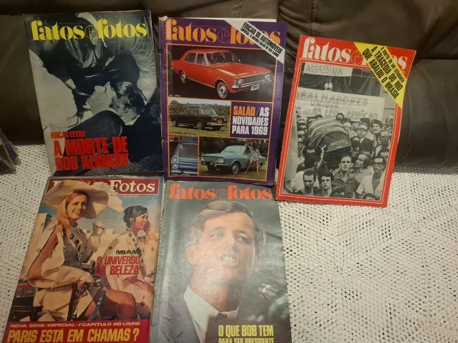 Revistas fatos e fotos 1960