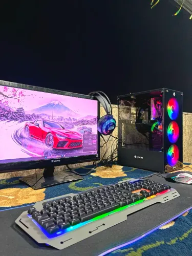 PC Gamer completo - (Monitor + Periféricos + Cabos + Gabinete))
