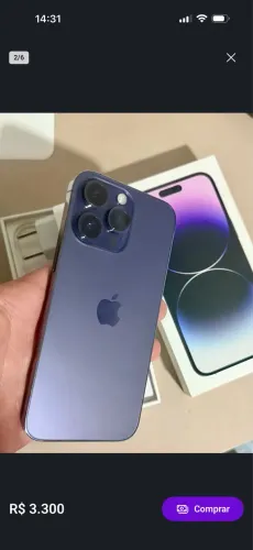 IPHONE 14 PRO MAX 128GB - ROXO