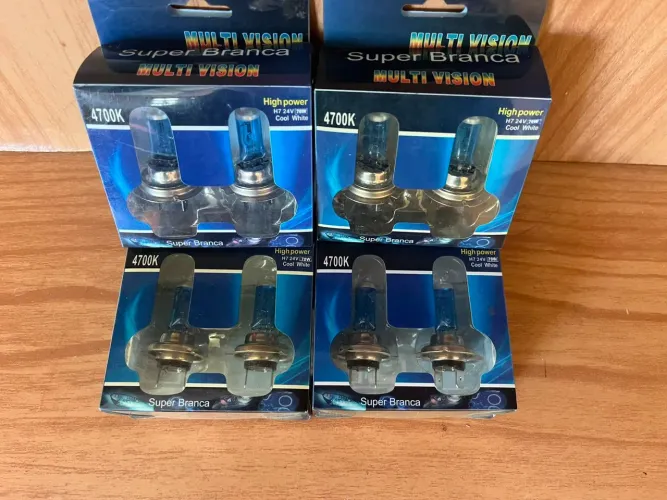 Lâmpada H7 24v 70w super branca 4700k
