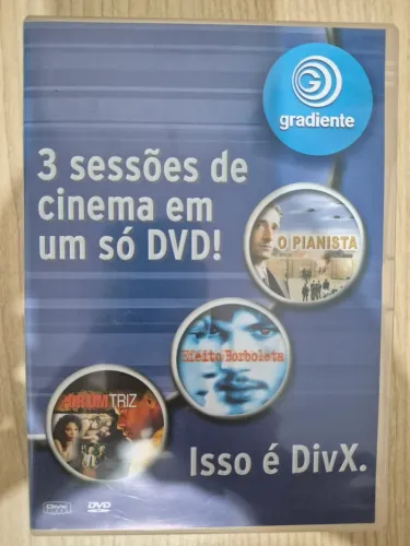 DVD com 03 filmes