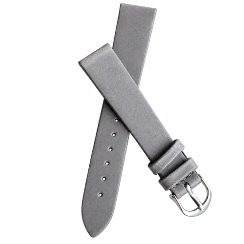 Pulseira Chainon P/ Relógio Couro Bovino Ef451418 18mm