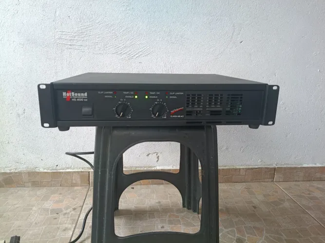 Potencia hotsound hs-400 original semi nova!!!!!
