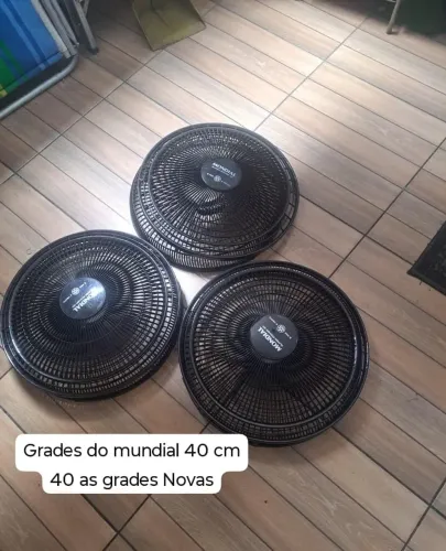 Hélices para ventilador de 40cm , Grades Novas para ventiladores de 40cm