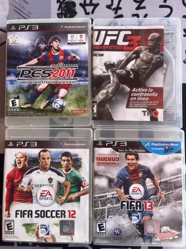 JOGOS PARA PS3 FIFA E UFC