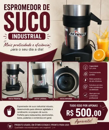 Espremedor de suco Industrial