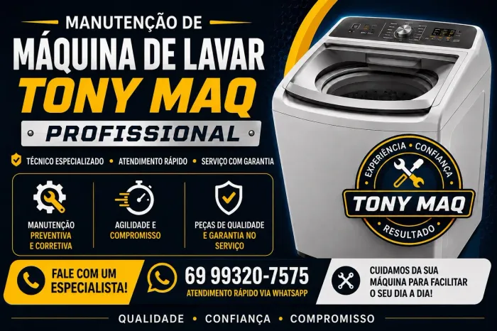 Manutenção/conserto de maquina de lavar