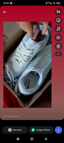 Tênis nike Air branco UNISSEX