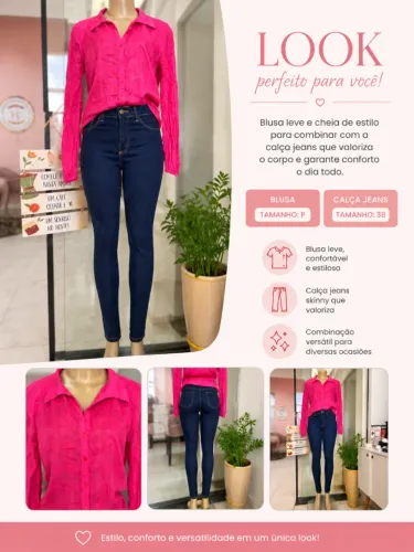 Blusa e calça jeans