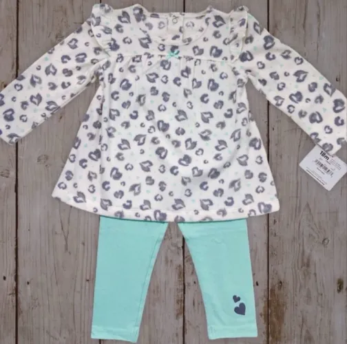 Conjunto Carter?s em fleece Novo 18 meses
