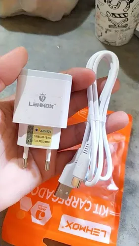 Carregador Turbo Power Novo (Tipo C/ Micro Usb/ iPhone) - Garantia