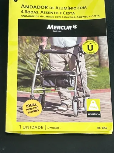 ANDADOR DE ALUMÍNIO MERCUR