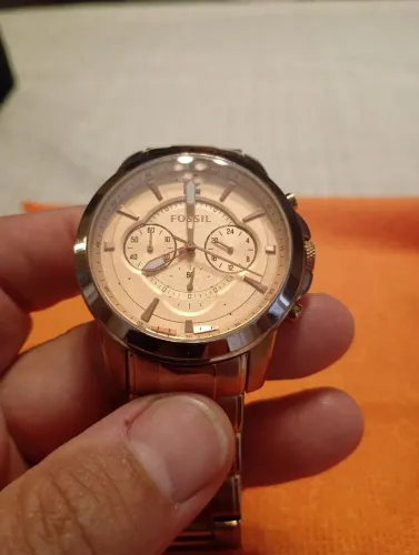 Relógio Fossil masculino original dourado excelente ítem coleção