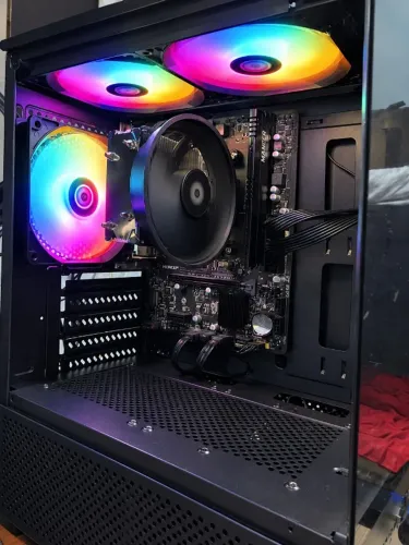PC Gamer Completo Ryzen 5 3400G 16GB SSD 480GB + Monitor e Acessórios