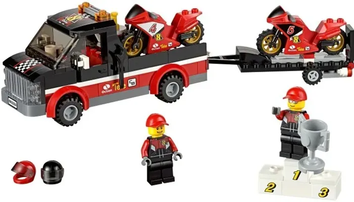 LEGO City 60084 - Transportador de Motocicletas de Corrida