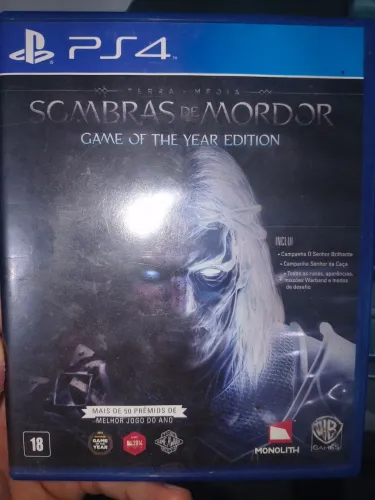 JOGO SOMBRAS DE MORDOR PS4