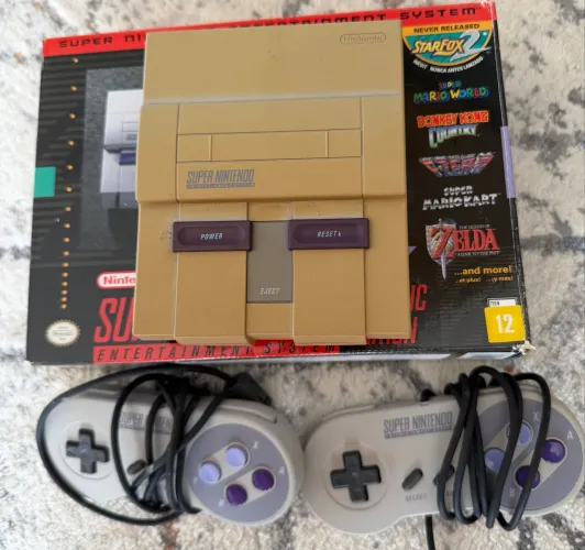 Super Nintendo Classic Edition Versão 16 Bit +21 Jogos
