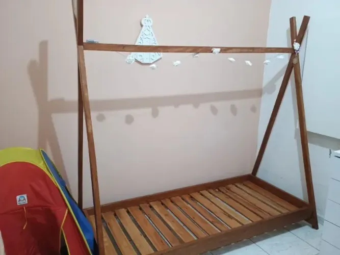 CAMA MONTESSORIANA INFANTIL MADEIRA