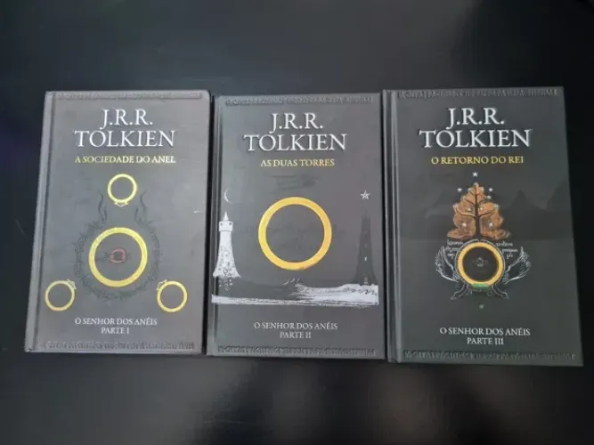 Box Trilogia O Senhor dos Anéis Capa Dura = 150 