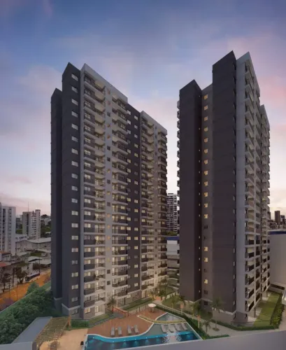 EM-Apartamento I 2 quartos I na Aurora I Com Varanda Gourmet I Padrão MD