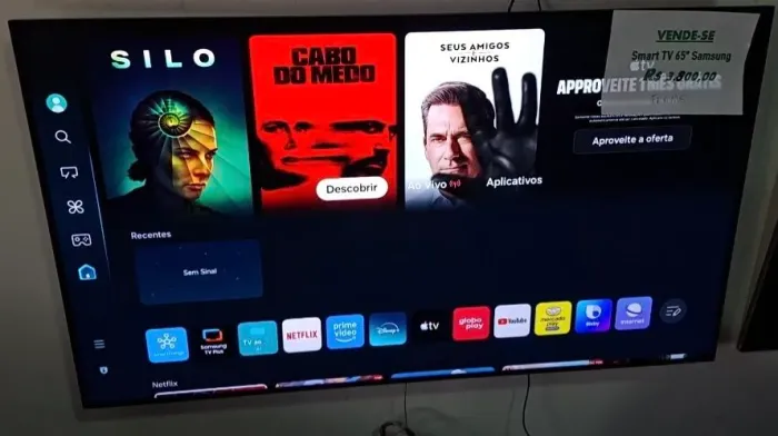 65 SAMSUNG MODELO (FRAME) TV PARA PESSOAS EXIGENTES SMART 4K GAME X BOX INTEGRADO