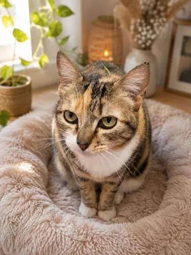 Gatinha dócil para adoção